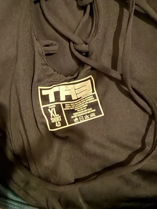 Classic Square Neck Black One-Piece Swimsuit XL Short - Picture 4 of 6